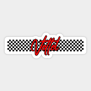 Race Flag Design - Sebastian Vettel Sticker